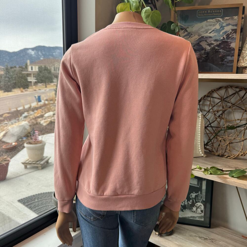 Columbia Women's Trek Graphic Crew Pullover Sweatshirt - Mineral Pink - Size XS - Picture 7 of 11